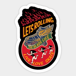 roller skate Sticker